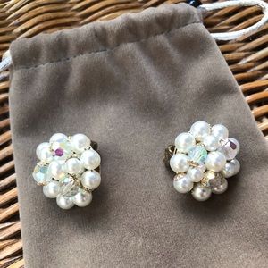 Vintage clip on earrings